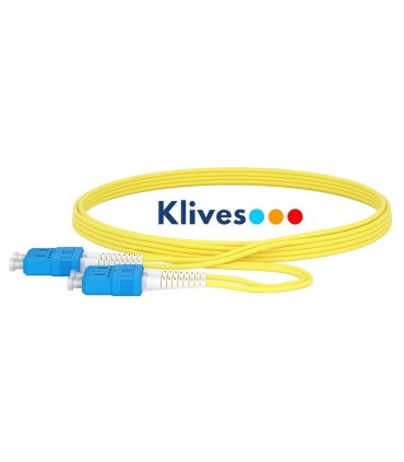 Latiguillo Fibra Óptica monomodo Dúplex SC-SC UPC 15 Metros