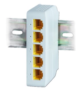 Extensor POE 4 Ptos. Gigabit Carril DIN