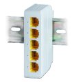 Extensor POE 4 Ptos. Gigabit Carril DIN