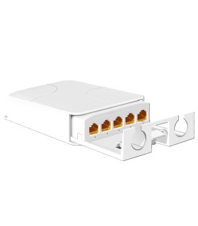 Extensor POE 4 Ptos. Gigabit para Exterior