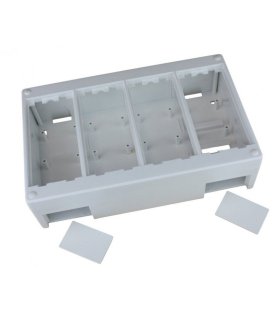 Caja de mecanismos 4 elementos superficie