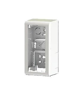 Caja de mecanismos superficie 2 módulos