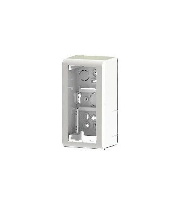 Caja de mecanismos superficie 2 módulos