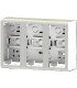Caja de mecanismos superficie 6 módulos