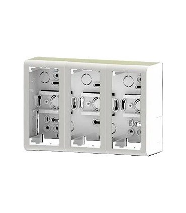 Caja de mecanismos superficie 6 módulos