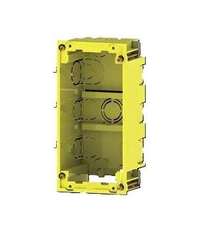 Caja de mecanismos empotrar 2 módulos