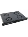 Termoregulador 19" 1U con termostato digital con 4 ventiladores.