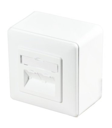 Kit caja superficie con marco para 2 keystone