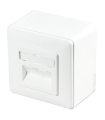 Kit caja superficie con marco para 2 keystone