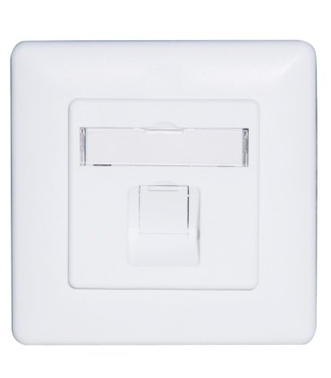Marco de 1 keystone para caja de superficie 80x80mm