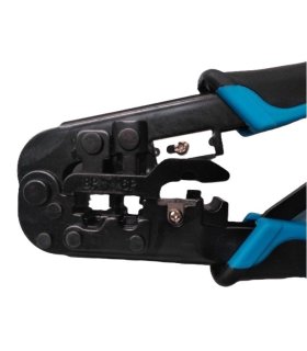 Tenaza Metálica Crimpar carraca RJ45 8p 6p 4p