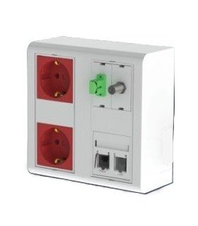 Caja de mecanismos superficie 4 módulos