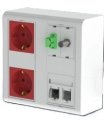Caja de mecanismos superficie 4 módulos (CONFIGURE SU CAJA)