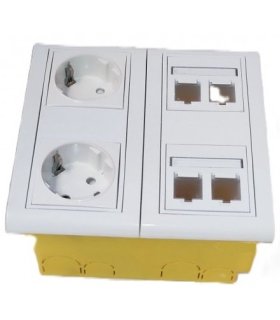 Caja de mecanismos empotrar 4 módulos