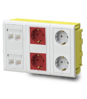 Caja de mecanismos empotrar 6 módulos