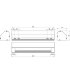 caja eléctrica de sobremesa, para 6 mecanismos. perfil aluminio