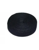 Cinta Velcro 10mm de Ancho. 2 Rollos de 25 mts Negro