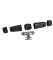 Empalmador RJ45 Cat6A STP IP68 Exterior