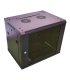Rack mural 19" 9U F600. Puerta cristal