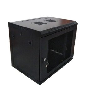 Rack mural 19" 9U F600. Puerta cristal