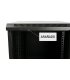 armario rack mural 19" 12u fondo 450mm con puerta delantera de cristal