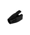 Capuchón Negro para conector RJ45 macho, CAT6A / CAT7 / CAT8