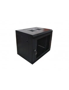 Rack Mural 12U F600mm. SIN accesorios. Puerta Perforada. 19"
