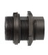 Conector CAT 6A STP industrial IP67, con tapa y protección.
