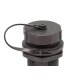 Conector CAT 6A STP industrial IP67, con tapa y protección.