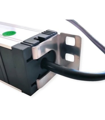 Regleta 19" 1U 7 Schuko Con Interruptor y protección sobrecarga. Alumi
