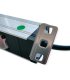 Regleta 19" 1U 7 Schuko Con Interruptor y protección sobrecarga. Alumi