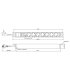 Regleta 19" 1U 7 Schuko Con Interruptor y protección sobrecarga. Alumi