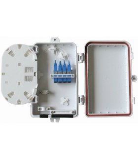 Caja fibra óptica IP65 para 4 SC Simplex