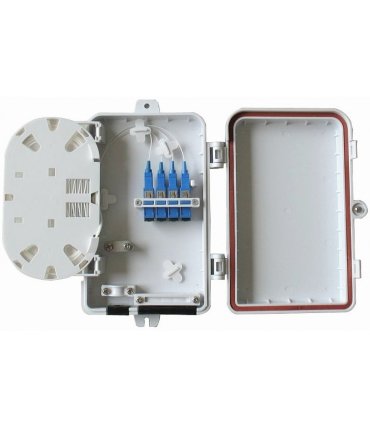 Caja fibra óptica IP65 para 4 SC Simplex
