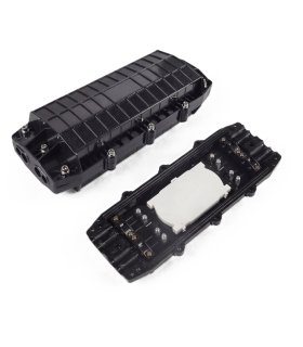 Caja enterrable para empalmes IP68 para 144 fibras