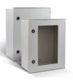 Armario poliester monobloc IP66 con ventana 300x250x140mm