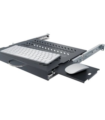 Bandeja Telescópica 19" 1U con prolongador para Ratón
