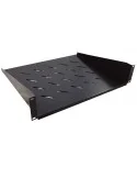 Bandeja 19" 2U fondo 380mm fijación frontal.