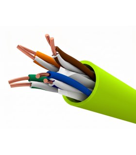 Cable CAT6A UTP 500m LSZH Rígido CPR Cca