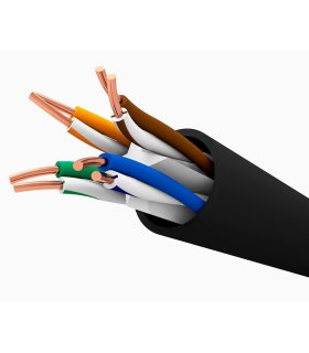 Cable CAT6 UTP Ext. 305m Rígido económico