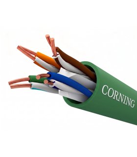 Cable CAT6 UTP 305m LSZH Rigido Corning (Verde)
