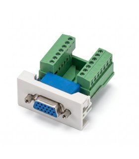 Módulo 22.5x45 para VGA Hembra a Conector