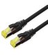 Latiguillo Cat.6A SFTP EXTERIOR 7 mts. Negro