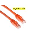 Latiguillo CAT6 UTP 2m RJ45 Naranja (PVC) Liquidación