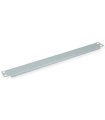 Panel 19" 1U ciego Gris
