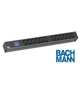 Regleta 19" BACHMANN 12 IEC C13. Monitorizable a nivel Local