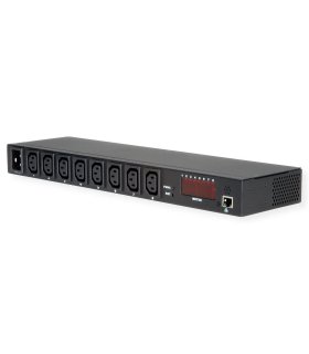 Regleta 19" 8 IEC C13 IP Monitorizable en Aluminio