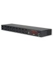 Regleta 19" 8 IEC C13 IP Monitorizable en Aluminio