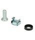Kit 4 Tornillos M6 + Tuerca+Arandela