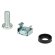 Kit 4 Tornillos M6 + Tuerca+Arandela